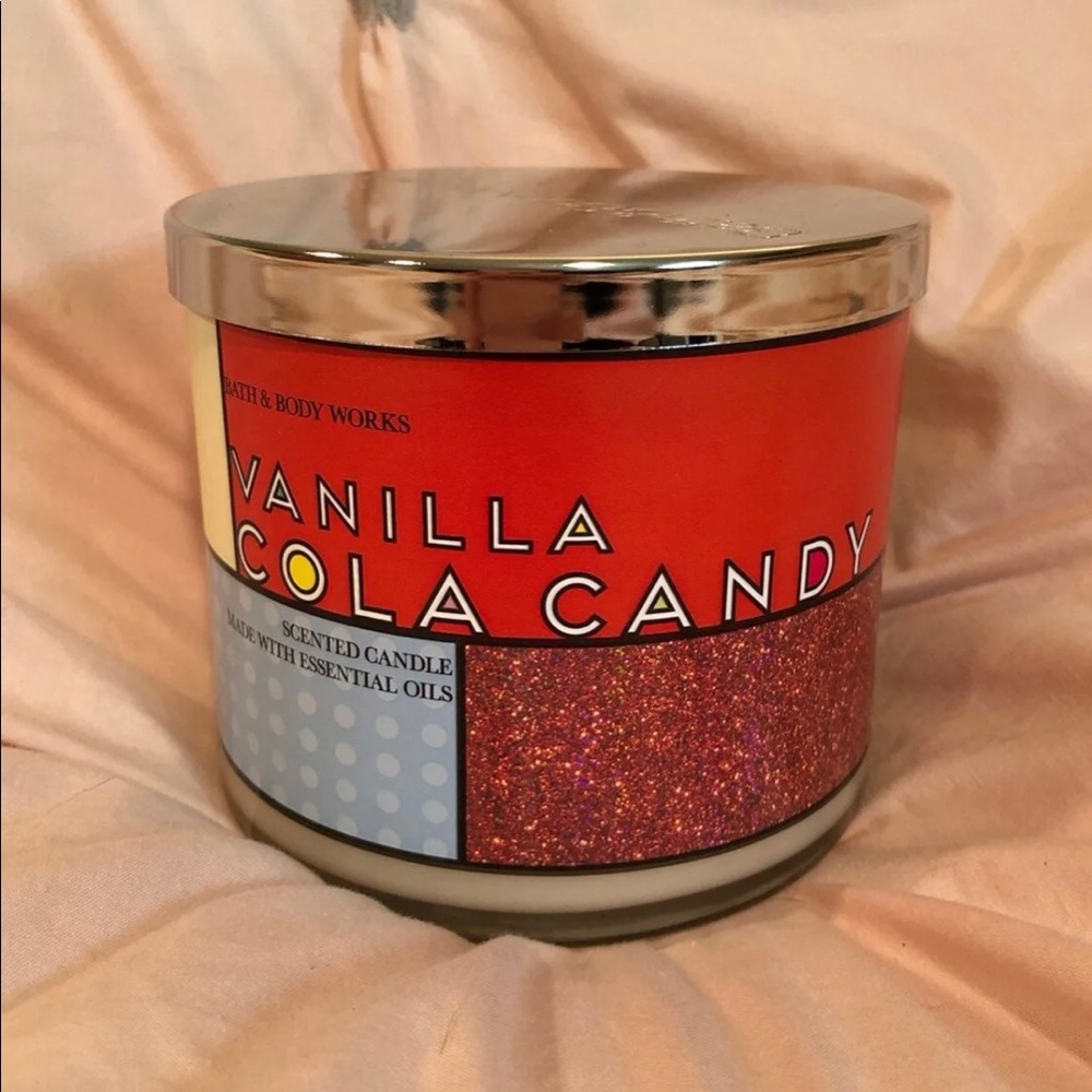 BBW Vanilla Cola Candy Candle NEW
